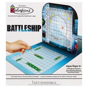 Colorforms Mini Battleship Board Game